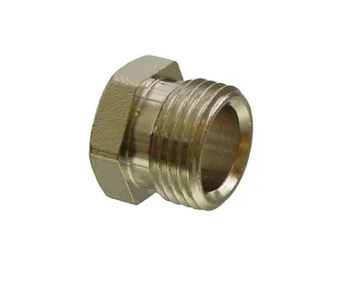 фото 04.104.3 - Фитинг обжимной под врезную втулку «оливку», М14х1.5, трубка 8мм (сталь)