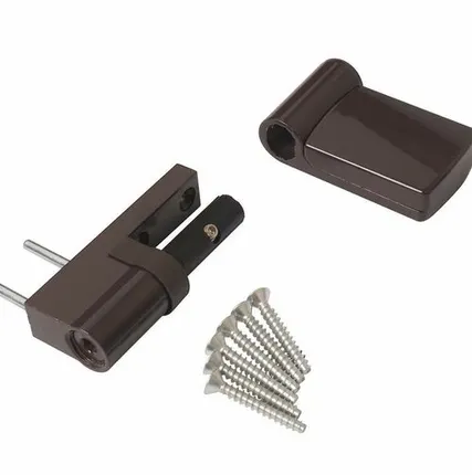 Фото №0 Петля дверная Elementis KTS-RT (15-20 мм), на 100кг., Коричневый, RAL8019