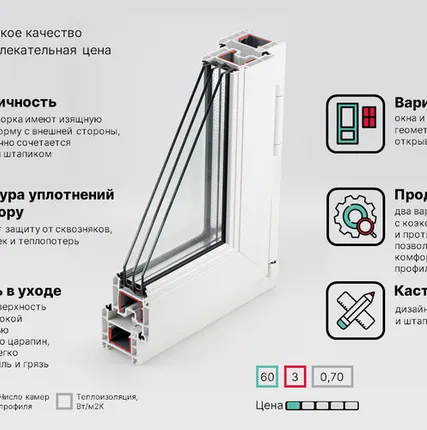 Фото №0 REHAU BLITZ — базовая система в продуктовой линейке, разработанная в соответствии с наиболее актуальными запросами российских потребителей. Надежные окна, которые эффективно сохраняют тепло, защищают дом от шума и легко вписываются в любой интерьер.