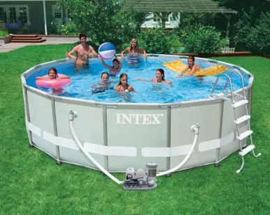 фото Каркасный бассейн Intex Ultra Frame Pool 488х122см 28322