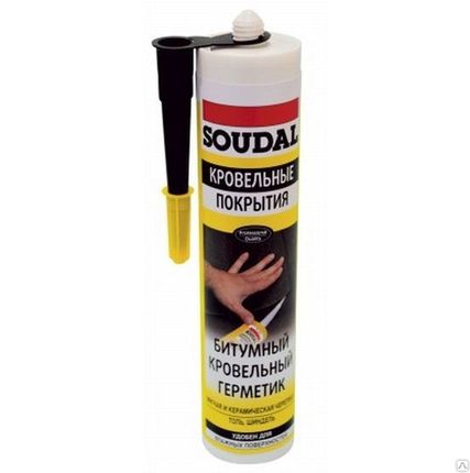 Фото №0 Кровельный герметик SOUDAL, 300 мл