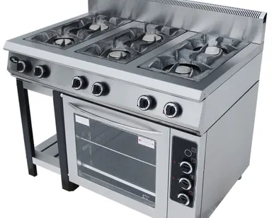 фото Плита газовая 6-ти горелочная Ф6ЖТЛПДГ(п) с комбинированной духовкой