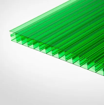 Фото №0 СОТОВЫЙ ПОЛИКАРБОНАТ (ЗЕЛЕНЫЙ) (2100*6000*4)