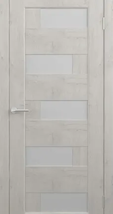 Фото №0 Межкомнатные двери ALBERO "Гавана" Дуб снежный / Мателюкс (ДО)