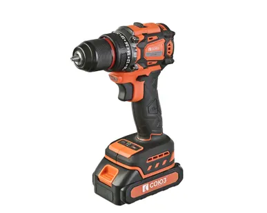 фото ДШС-1845 Дрель аккуммуляторная б/щ Союз, 18В, 45Нм, 2х2.0Ач, ЗУ,кейс