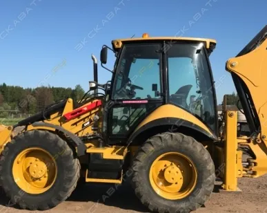 фото Аренда экскаватора-погрузчика Caterpillar 434F2, Москва