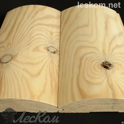 Фото №0 Блок-хаус 36х135х6000 мм из сосны сорт С