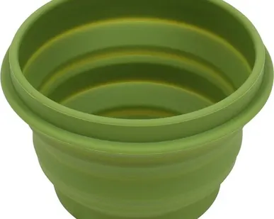 фото Миска силиконовая с крышкой оливковая 500 мл Track