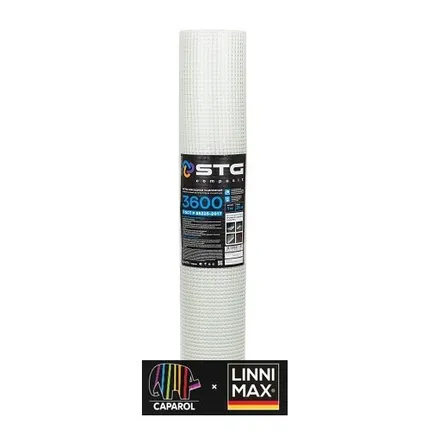 Фото №0 Сетка стеклотканевая для фасадных работ STG Composit 320/3600 25 м