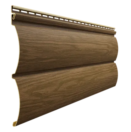 Фото №0 Сайдинг Docke Блок-Хаус D4.7T Миндаль Деке LUX под дерево