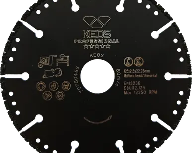 фото Диск алмазный KEOS универсальный 125мм/22,23 (DBU02.125)