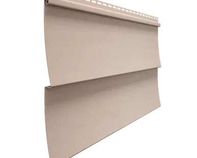 фото Сайдинг Docke Ёлочка D5С Крем-брюле Деке Стандарт виниловый