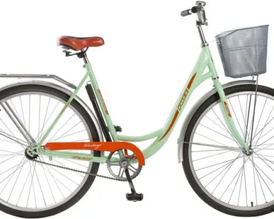 фото Велосипед FOXX Lady VINTAGE зеленый 28"/18" с корзиной