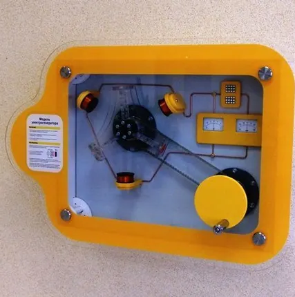 Фото №0 Экспонат (инсталляция) Устройство электрогенератора