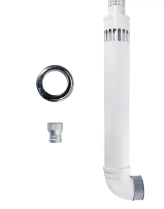 Фото №0 Коаксиальный комплект дымохода Ø80/125 мм (40-50 кВт) Kotitonttu