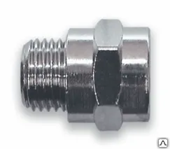 Фото №0 Переходник-удлиннитель с цилиндрической резьбой M1/8”-F1/8” A124/1