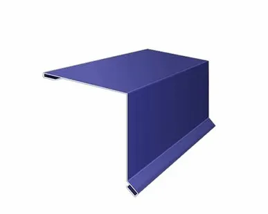 фото Ветровая планка 110х110мм 2,5 м светло-синяя