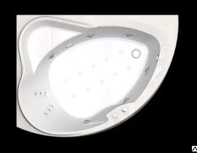 фото Акриловая асимметричная ванна Aquatek "Альтаир" 1580х1100/1200