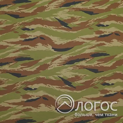 Фото №0 Ткань плащевая OXFORD гл/кр PU 1000 600D 150 см, камыш зелен.