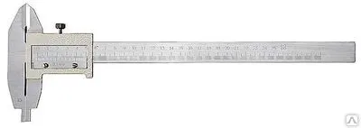 Фото №0 Штангенциркуль металлический тип 1, класс точности 2, 250мм, шаг 0,1мм