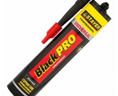 фото Герметик STAYER "MASTER" универсальный, силиконовый, белый, 260мл