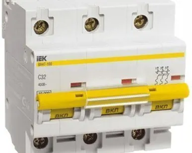 фото Авт.выкл. ВА 47-100 3Р 50А 10 кА х-ка С ИЭК