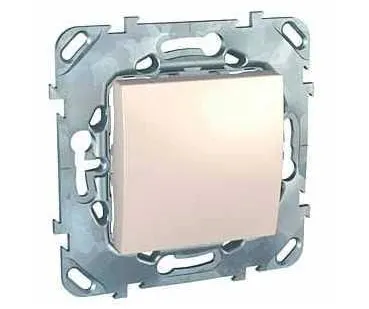 фото Механизм переключателя одноклавишного Schneider Electric Unica с/у бежевый