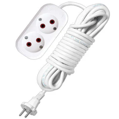 Фото №0 Удлинитель 2х7м без заземл. 10А IP20 У6-011М ПВС 2х1 UNIVersal 011М-07