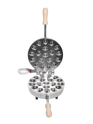 Фото №3 Электрическая вафельница CBE Elettrodomestici 8080200 электровафельница, форма скорлупы грецкого ореха, толщина 5.0 mm в Москве