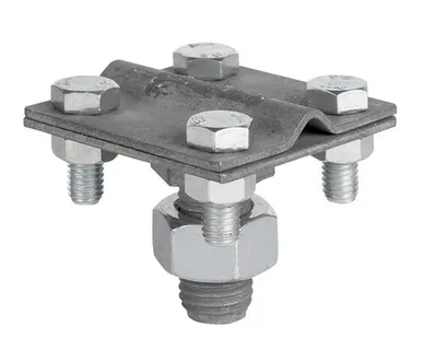 фото EKF Зажим прута на штыре (пластина 56х56мм) HZ EKF