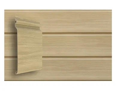 фото Сайдинг Natural-брус Grand Line Tundra ясень (3,0м)