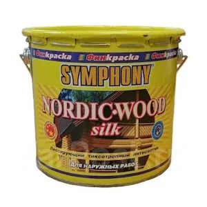 фото NORDIC WOOD Silk, Лессирующий тиксотропный антисептик, 2,7 литра