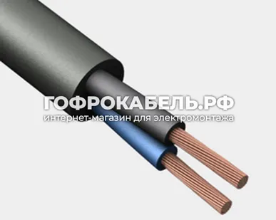 фото Силовой кабель КГВВнг(А)-LS, Конкорд, 2х1,5мм² ГОСТ (100м)