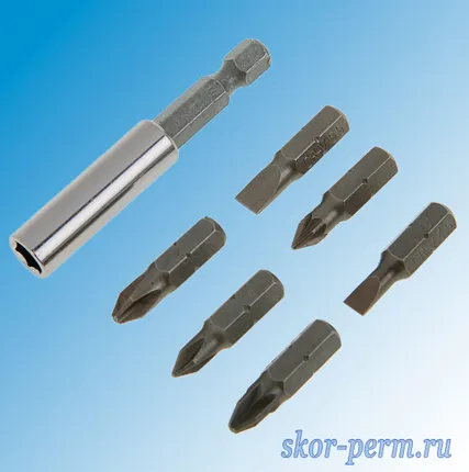 Фото №2 Биты набор (7 предметов с магнитным адаптером)