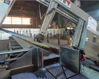 фото Резка на ленточнопильных станках