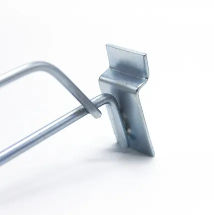 Фото №0 Крючок на экономпанель одинарный с ценникодержателем 150мм, d=5мм, цинк