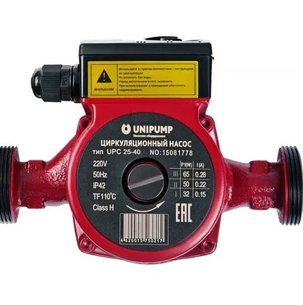 Фото №0 Циркуляционный насос UNIPUMP UPC 25-40 130