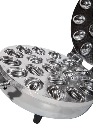 Фото №8 Электрическая вафельница CBE Elettrodomestici 8080200 электровафельница, форма скорлупы грецкого ореха, толщина 5.0 mm в Москве