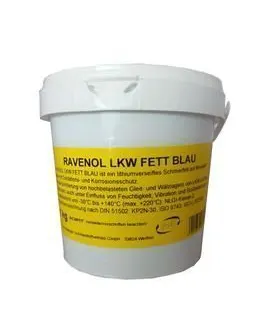 фото Смазка Ravenol LKWFett Blau 1кг. синего цвета