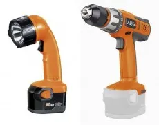 фото Аккумуляторная дрель AEG BS 12 X-R + Lamp
