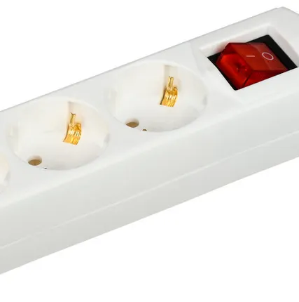 Фото №0 Удлинитель бытовой 1,5 м, 3-х местн., с з/к, c выкл. ...