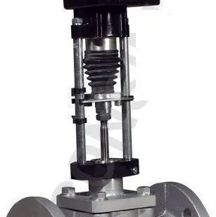 фото Клапан чугунный запорно-регулирующий 25ч945п с ЭИМ типа ST-01 для труб