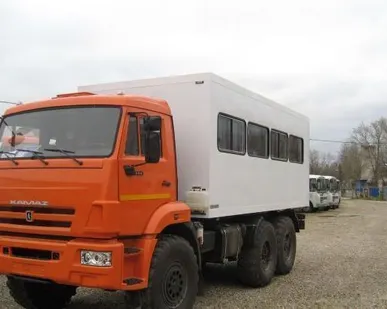 фото КАМАЗ 5350-3014-42 Вахтовый автобус 22 мест Промавто север. исп.
