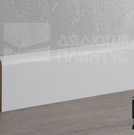 Фото №0 Лука Плинтус МДФ Лука Пл 80МДФ.2400.Point line 24040 Дуб кантри белый