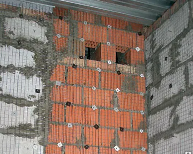 фото Армирование стяжки сеткой 50х50