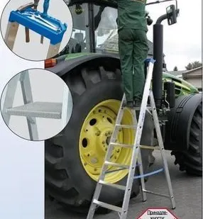 фото Алюминиевые лестницы со ступенями серии STABILO Professional от Krause