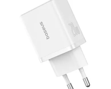 фото Сетевое з/у Baseus Cube USB A+C 20W white