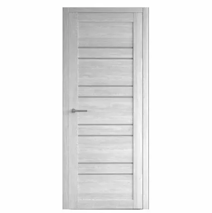 Фото №0 Дверь межкомнатная Техно-2 (Dorica) стекло серое, экошпон, Северный 2000х800мм