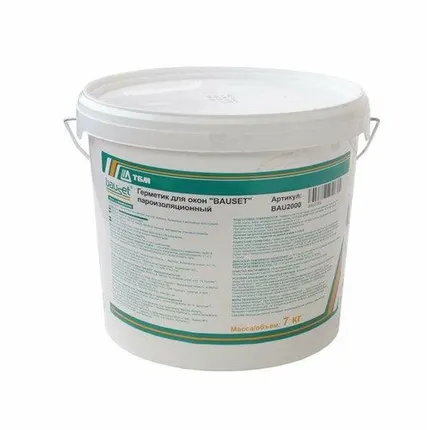 Фото №0 Герметик для окон BAUSET пароизоляционный, 7кг