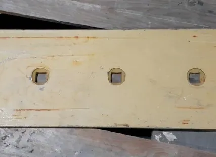 Фото №0 Нож средний 9032837 (Ст.45) для спец техники Liebherr PR 724; 732